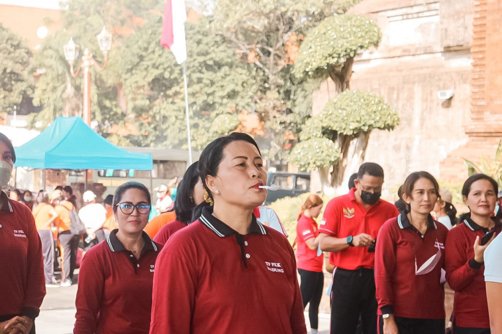 Meriahkan HUT RI Ke-77 , Organisasi Kewanitaan Badung Gelar Berbagai Lomba